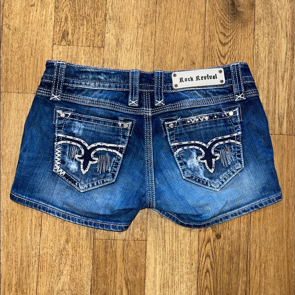 ROCK REVIVAL Jean Shorts